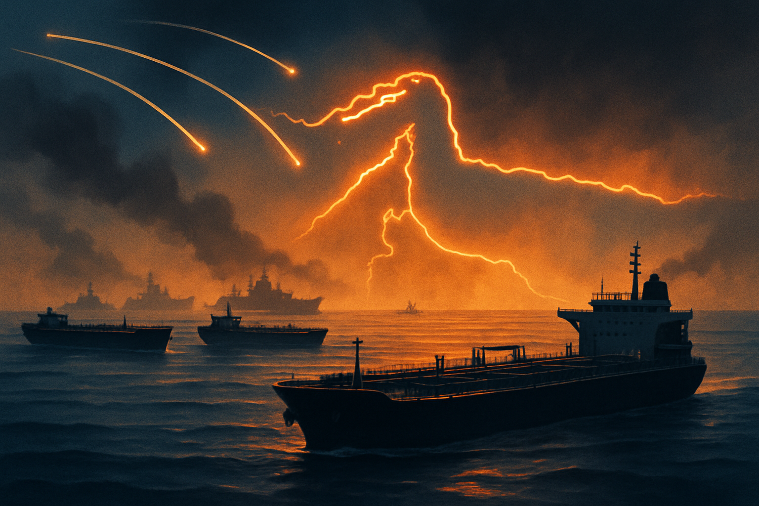 U.S. Strikes Three Iranian Oil Tankers After Ballistic-Missile Attacks on Navy Ships