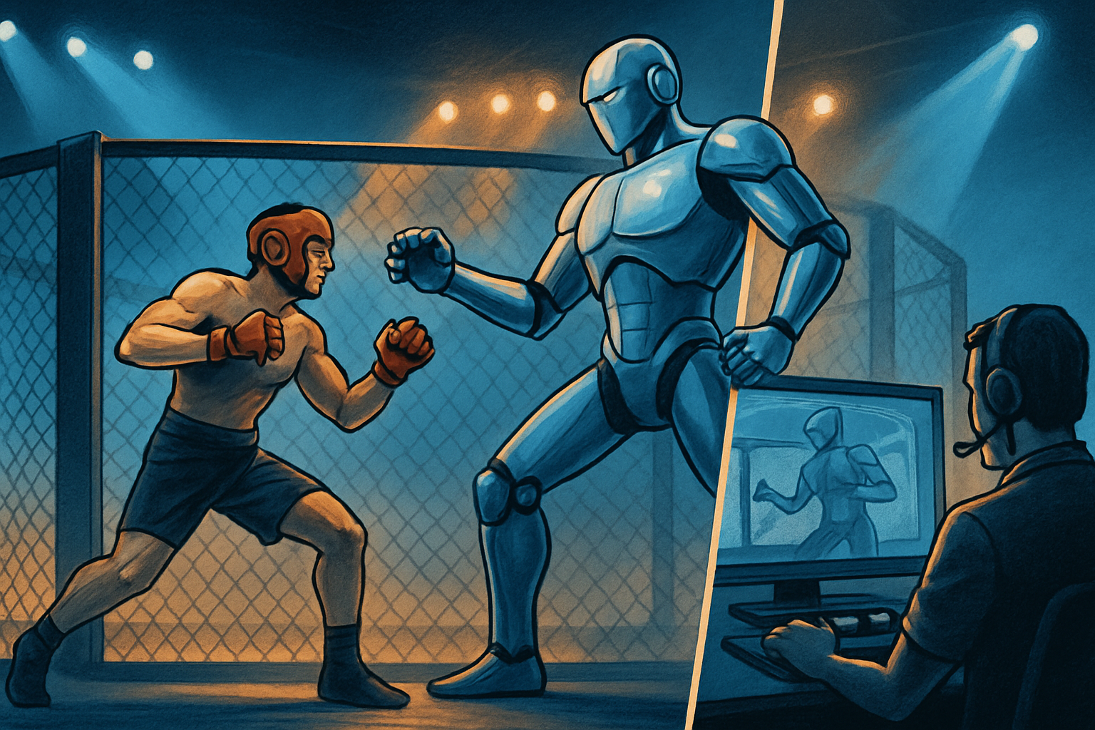 The Human Lost to a Humanoid Robot—But Not to Artificial Intelligence