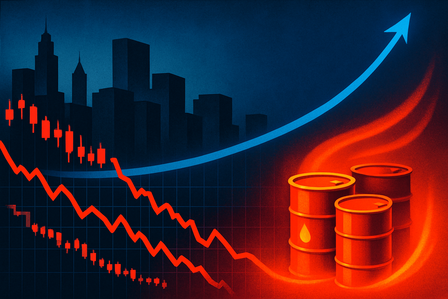 Wall Street Slides as Oil Jumps Nearly 4% and Treasury Yields Hit Highest Level Since 2007